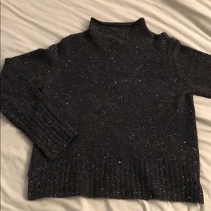 Madewell speckled mock neck sweater